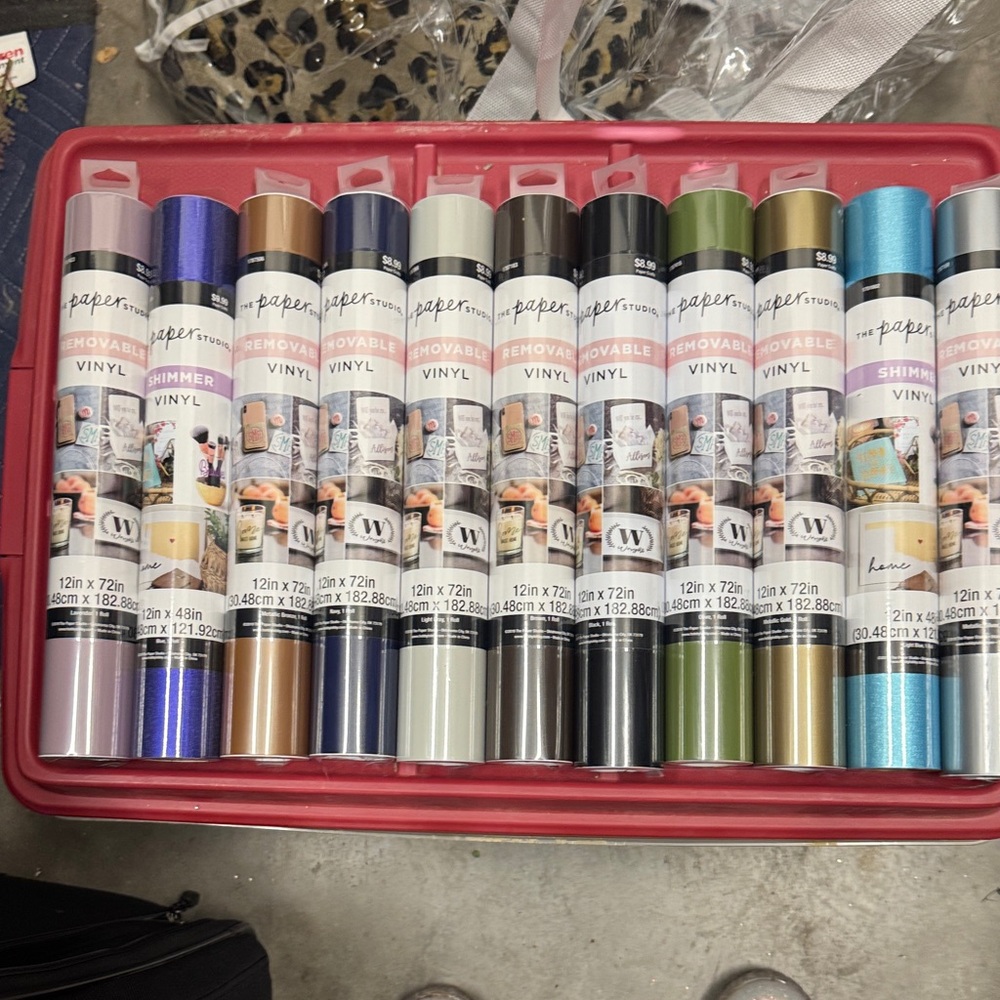Assorted Vinyl Roll Set by Paper Studio